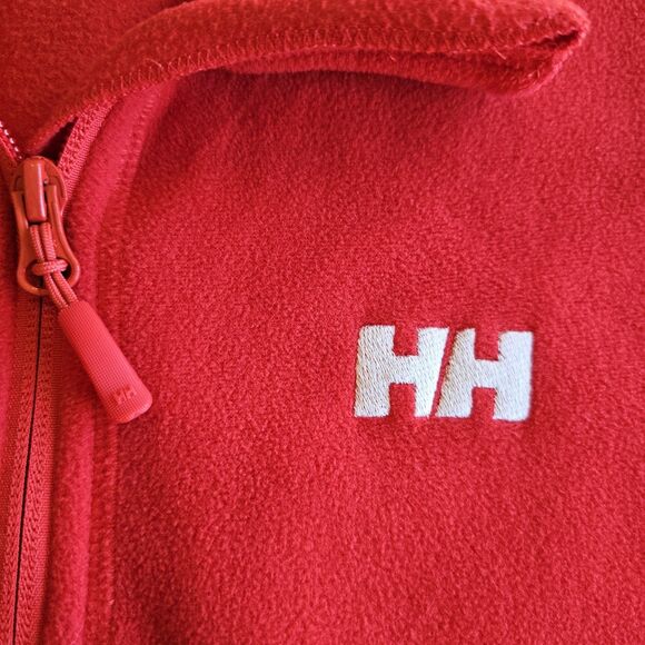 Helly Hansen Polartec Fleece Jacket Sweater Women's Size XL Bright Red - Picture 4 of 6